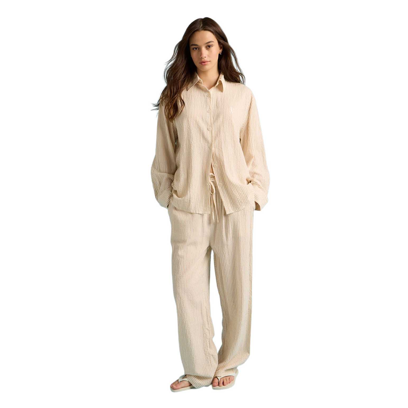 Papinelle Karen Walker Seersucker Stripe  F/L PJ Set